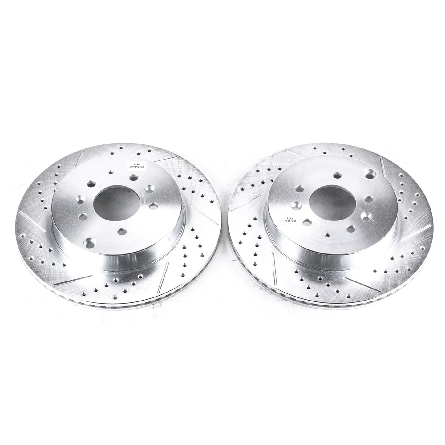 PowerStop Rear Evolution Drilled & Slotted Rotors | Mazda CX-9 (07-15) (JBR1398XPR)