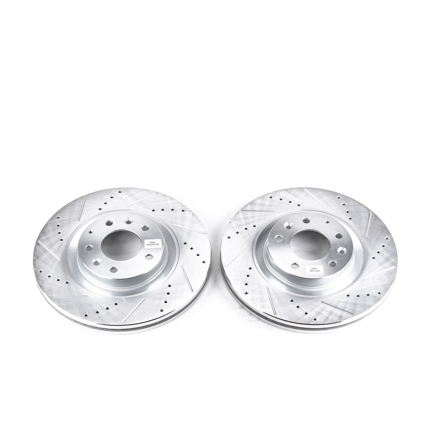 PowerStop Front Evolution Drilled & Slotted Rotors - Pair | Mazda CX-9 (07-15) (JBR1399XPR)