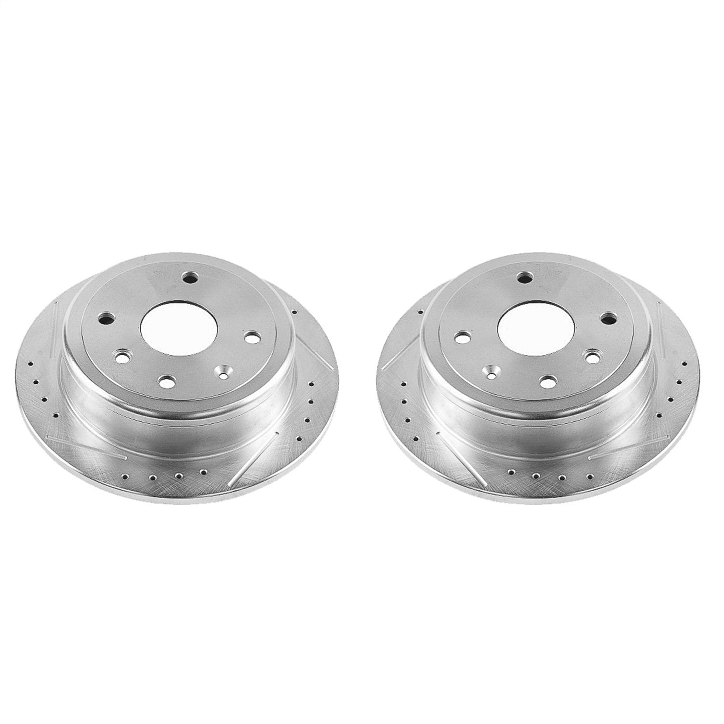 PowerStop Drilled & Slotted Rear Rotors Pair | Suzuki Forenza (04-08) (JBR1510XPR)