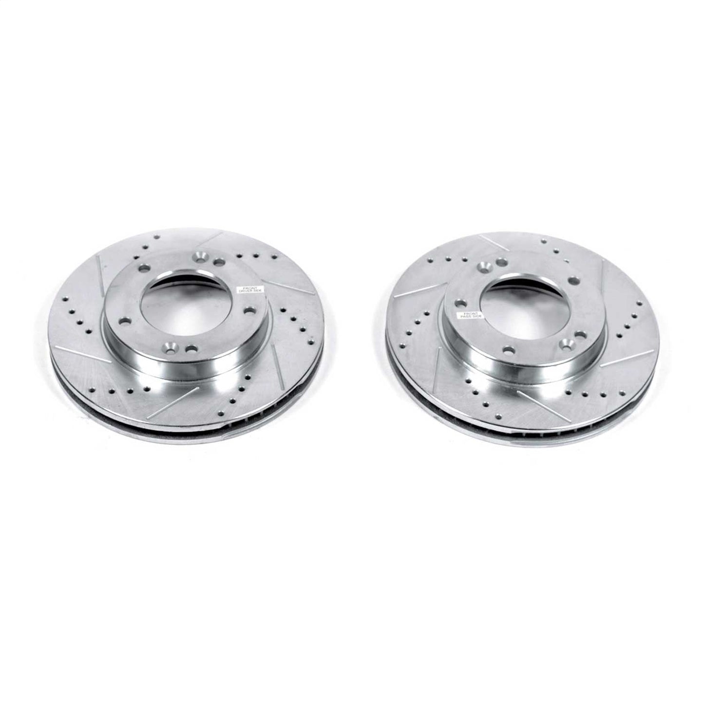 PowerStop Front Evolution Drilled & Slotted Rotors - Pair | Kia Sorento (03-06) (JBR1512XPR)