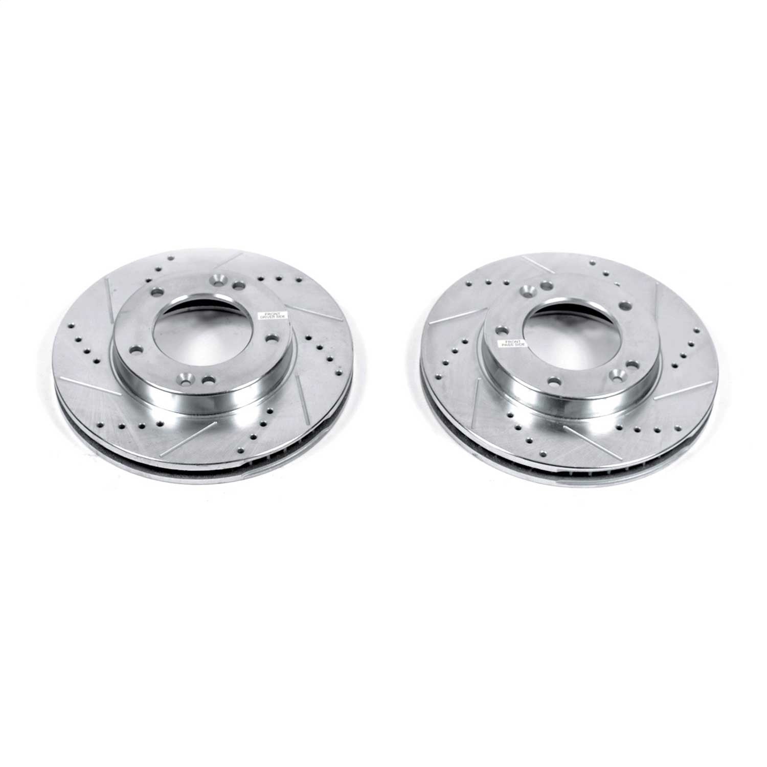 PowerStop Front Evolution Drilled & Slotted Rotors - Pair | Kia Sorento (03-06) (JBR1512XPR)