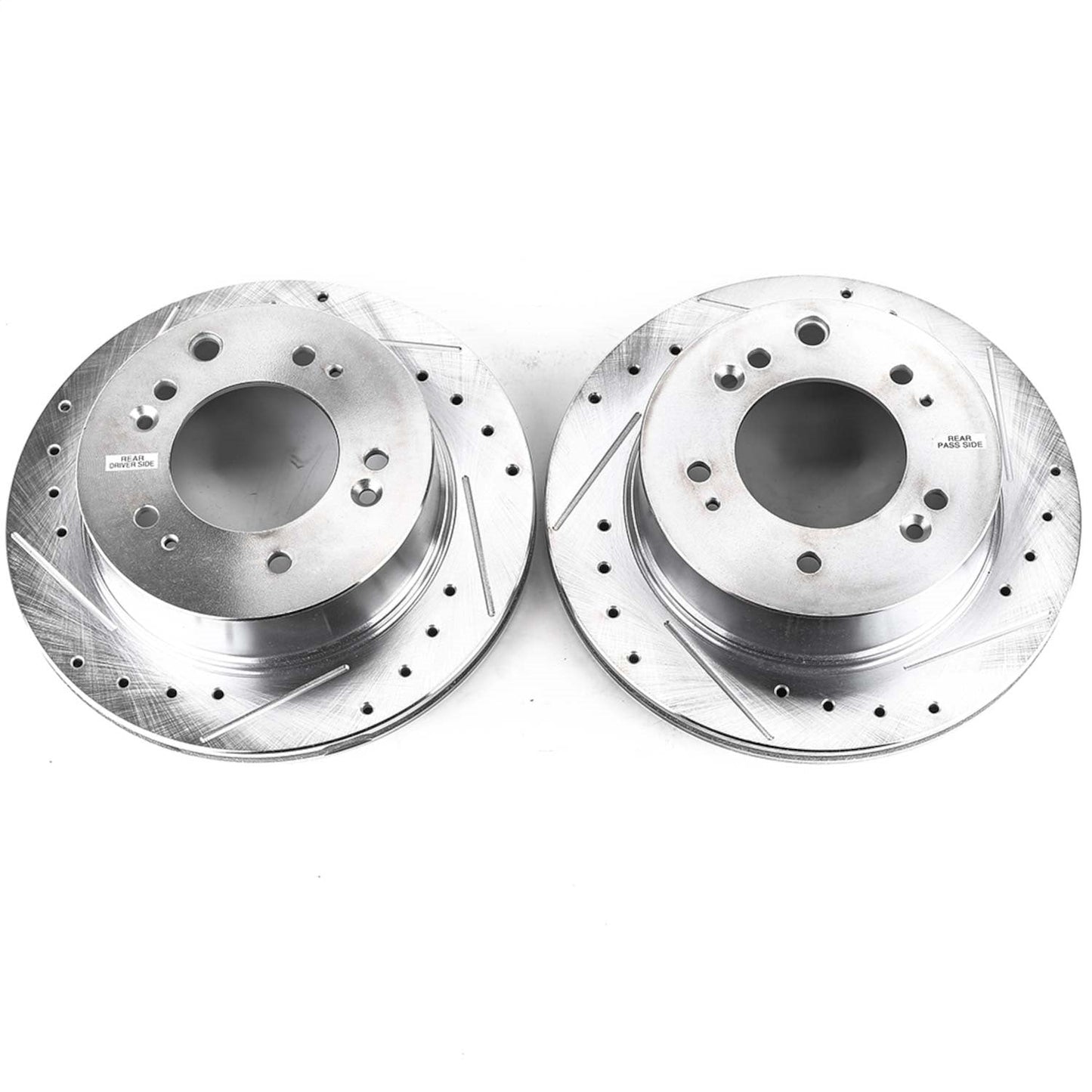 PowerStop Rear Evolution Drilled & Slotted Rotors - Pair | Kia Sorento (07-09) (JBR1519XPR)