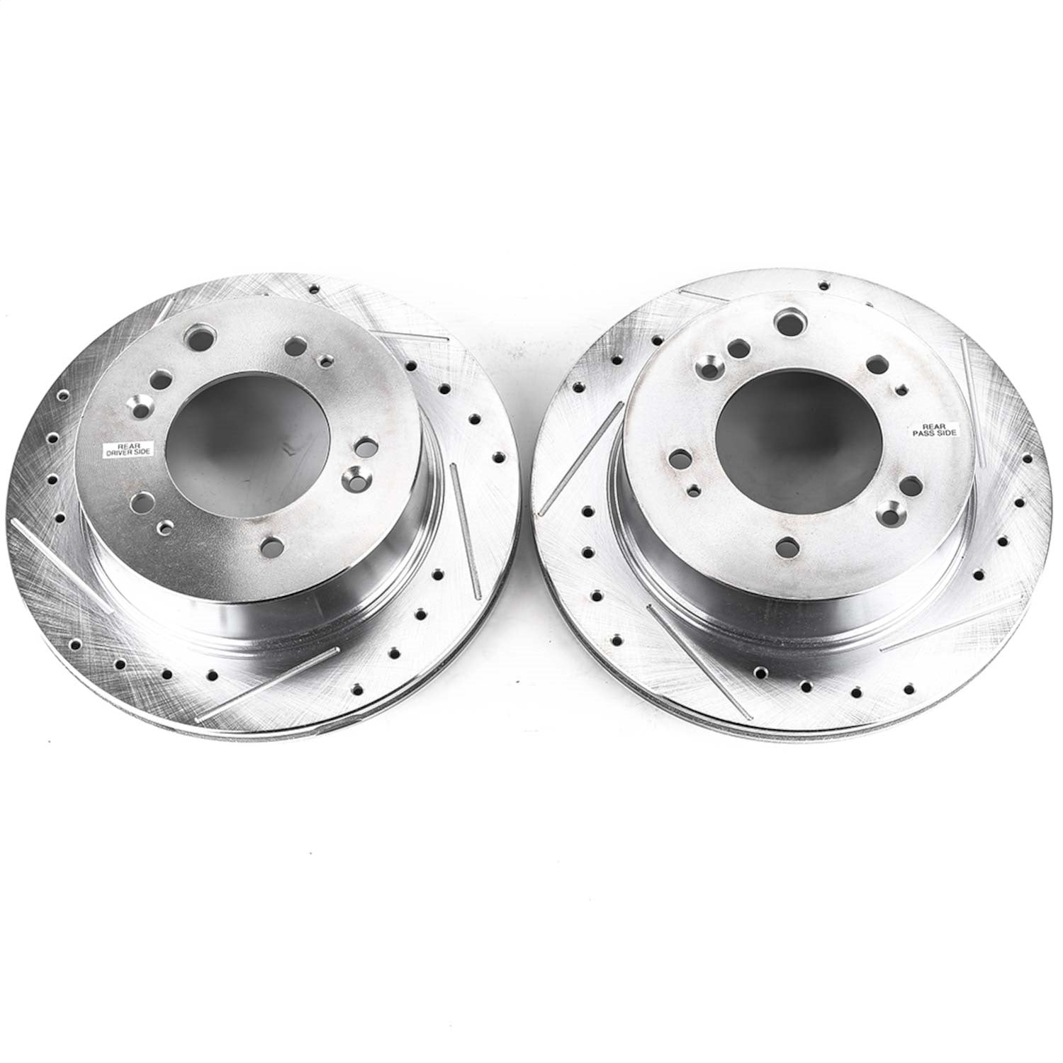 PowerStop Rear Evolution Drilled & Slotted Rotors - Pair | Kia Sorento (07-09) (JBR1519XPR)