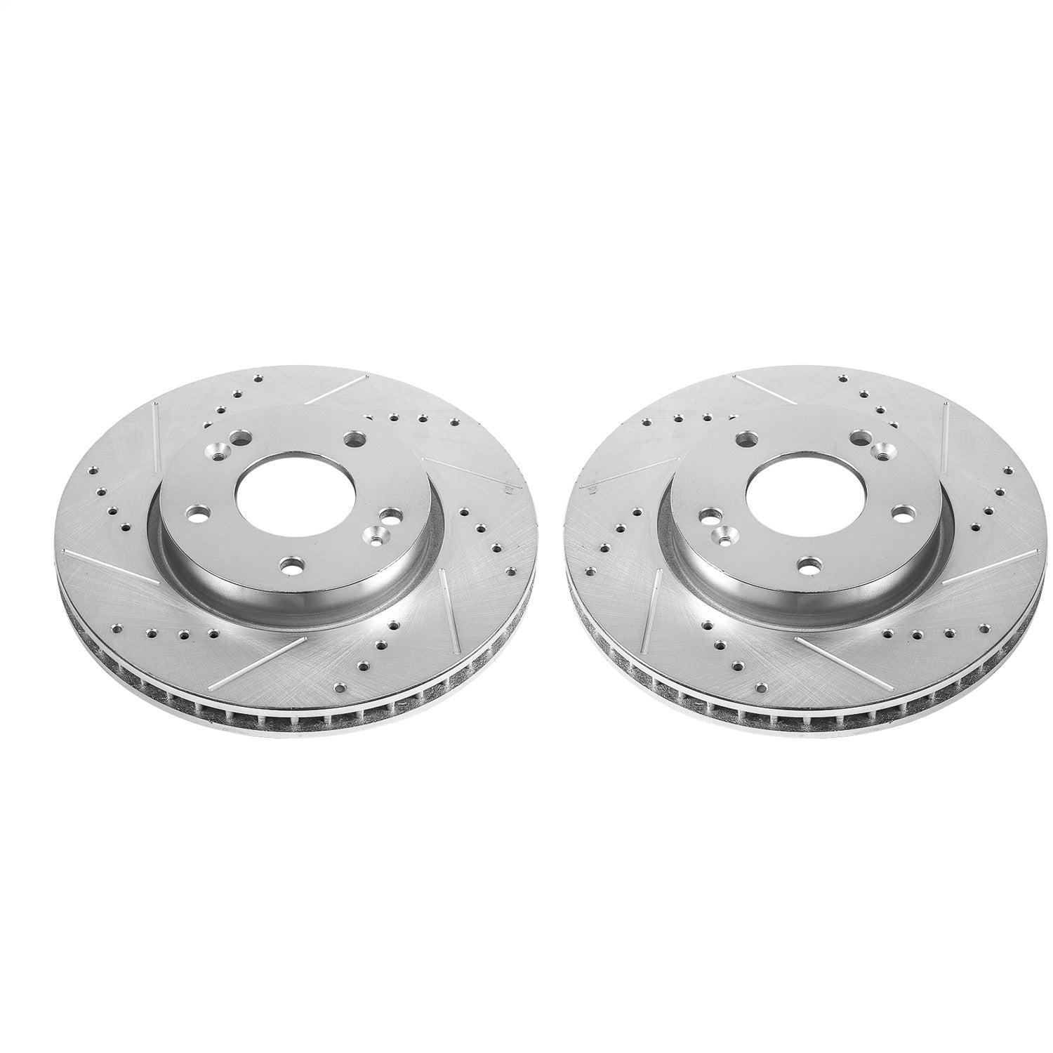 PowerStop Drilled & Slotted Front Rotors | Kia Forte (10-13) (JBR1520XPR)