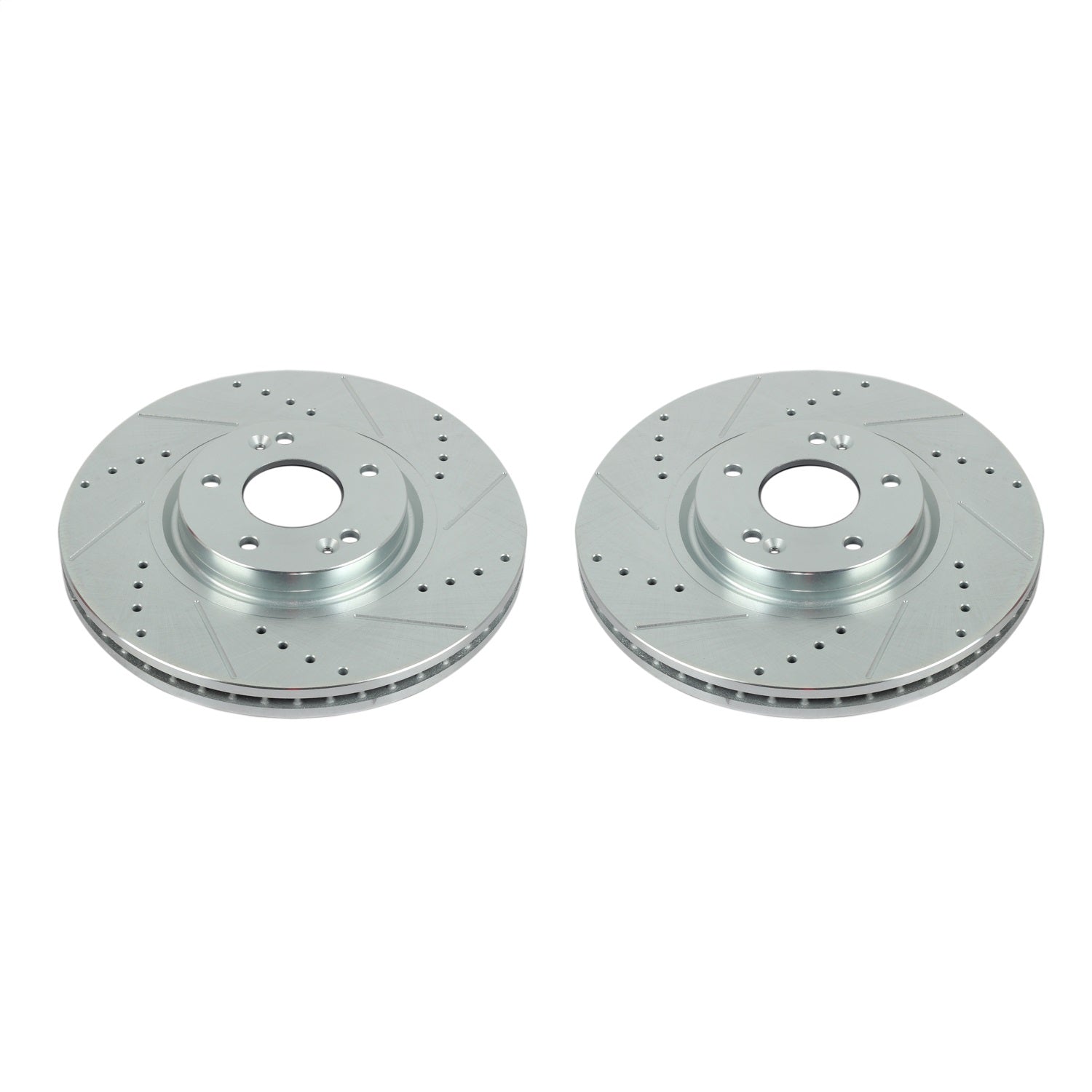 PowerStop Drilled & Slotted Front Rotors | Hyundai Veracruz (07-12) (JBR1524XPR)