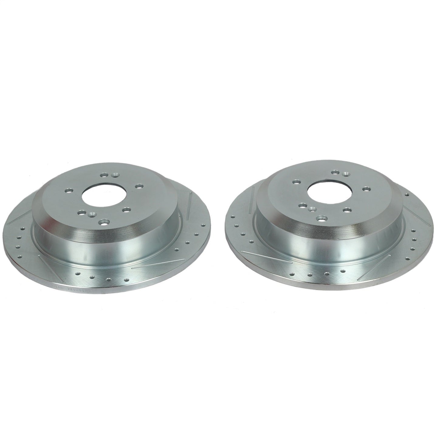 PowerStop Drilled & Slotted Rear Rotors | Hyundai Veracruz (07-12) (JBR1525XPR)