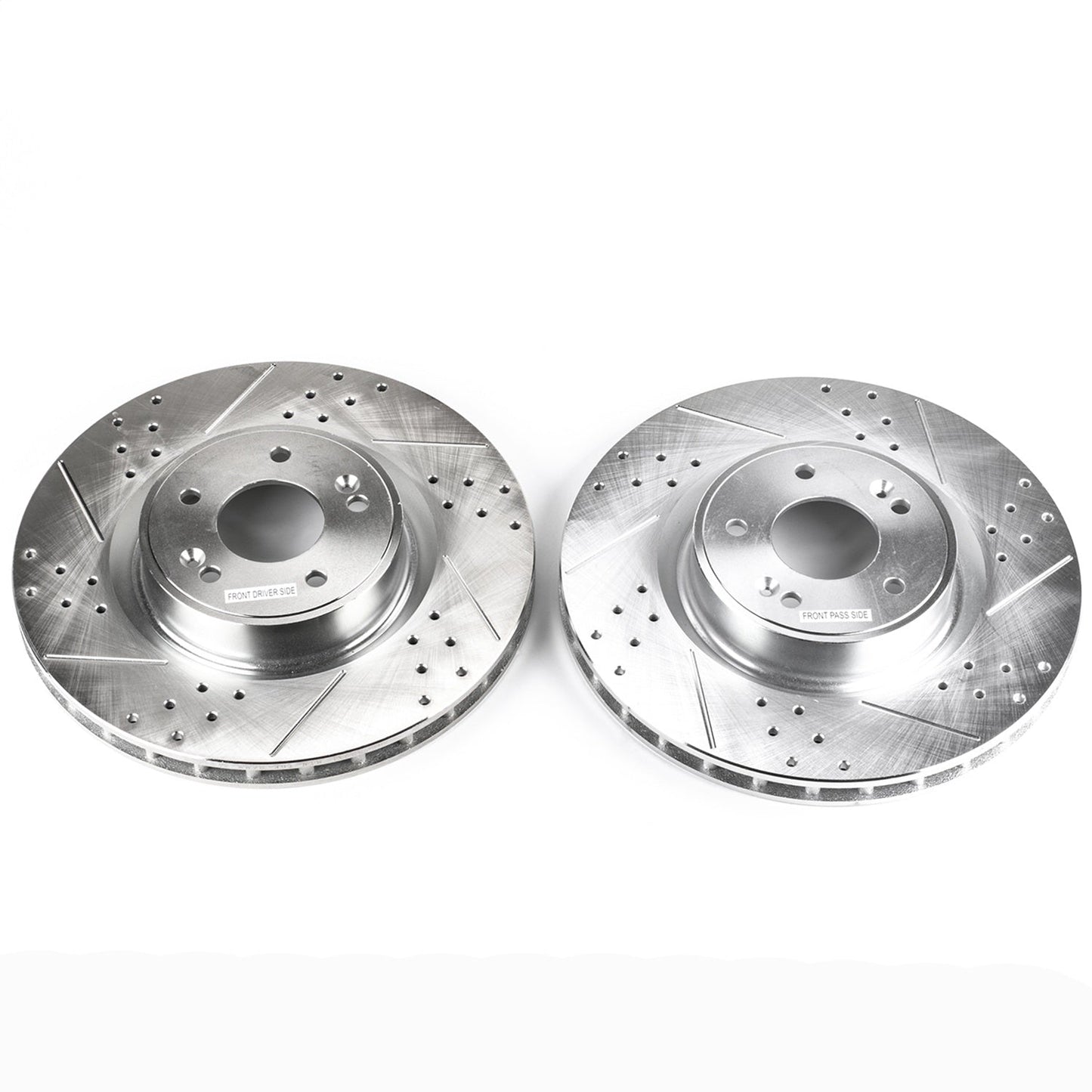 PowerStop Drilled & Slotted Front Rotors | Hyundai Genesis Coupe (10-16) (JBR1529XPR)