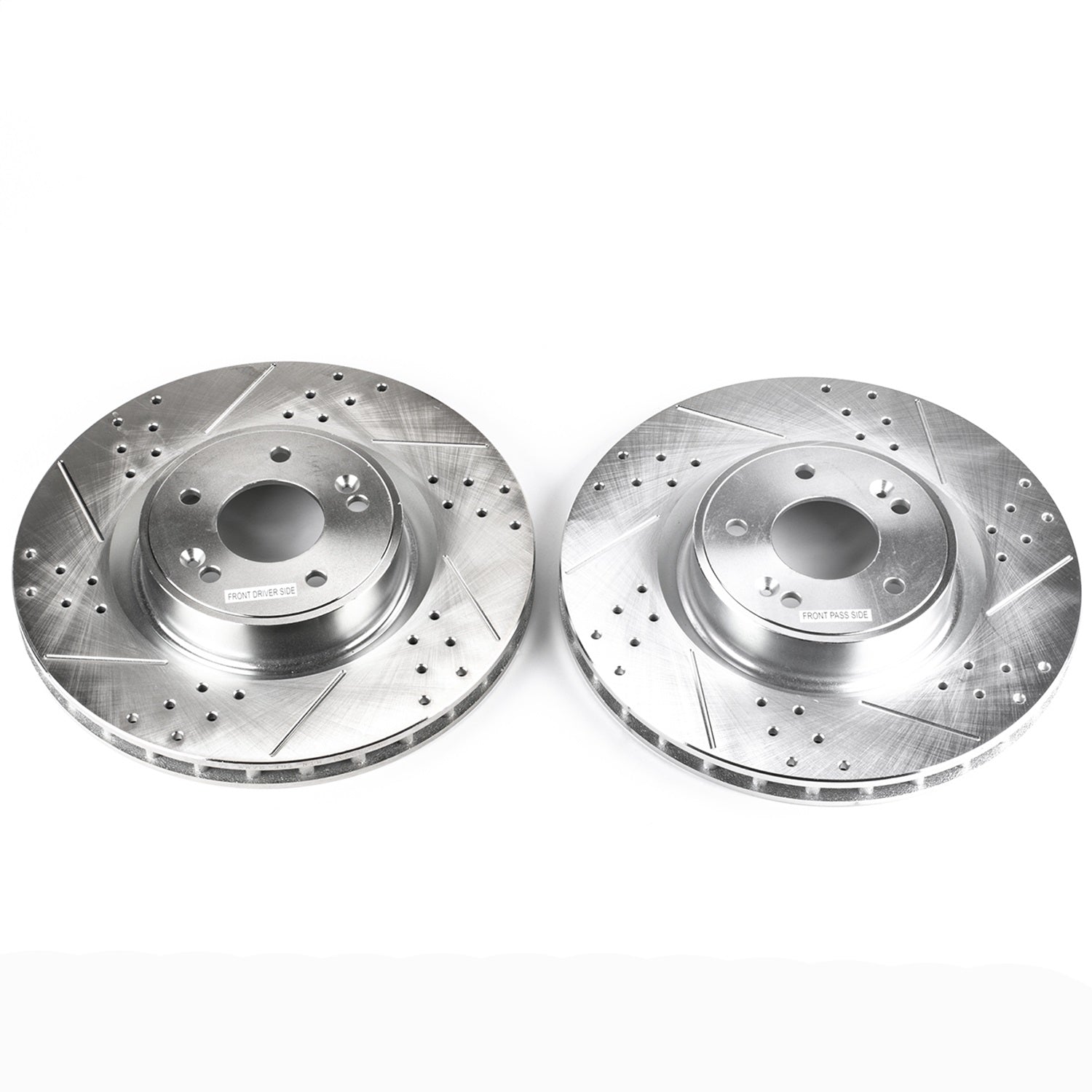 PowerStop Drilled & Slotted Front Rotors | Hyundai Genesis Coupe (10-16) (JBR1529XPR)