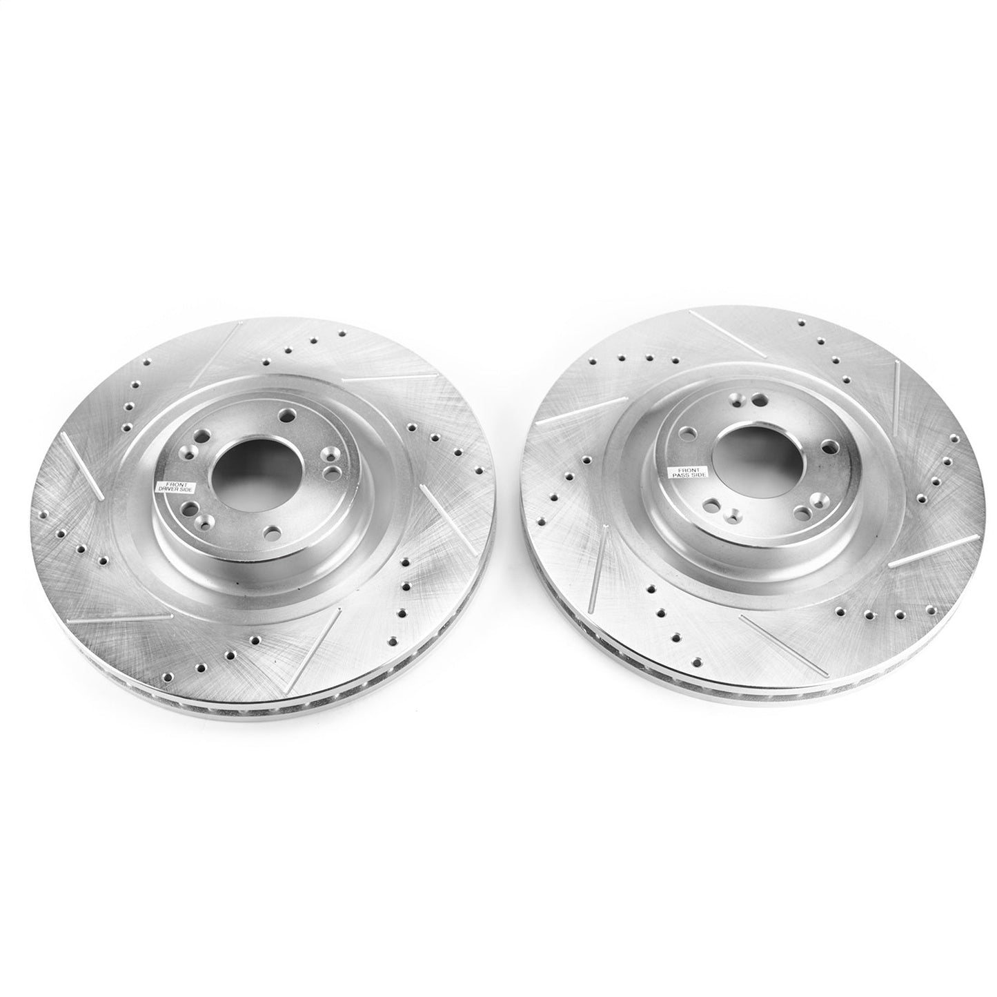 PowerStop Drilled & Slotted Front Rotors | Hyundai Equus (12-16) (JBR1537XPR)