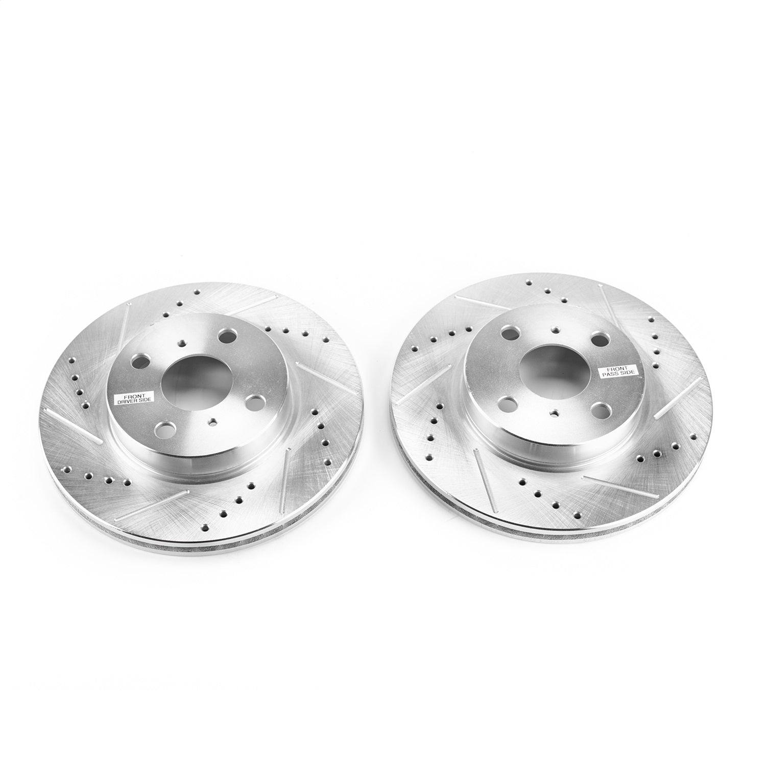 PowerStop Drilled & Slotted Front Rotors | Scion iQ (12-15) (JBR1541XPR)