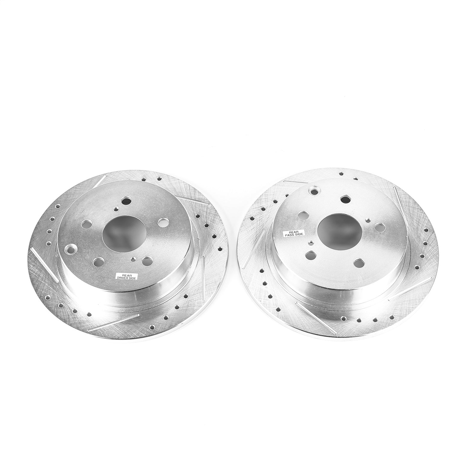 PowerStop Drilled & Slotted Rear Rotors | Toyota Mirai (16-17) (JBR1542XPR)