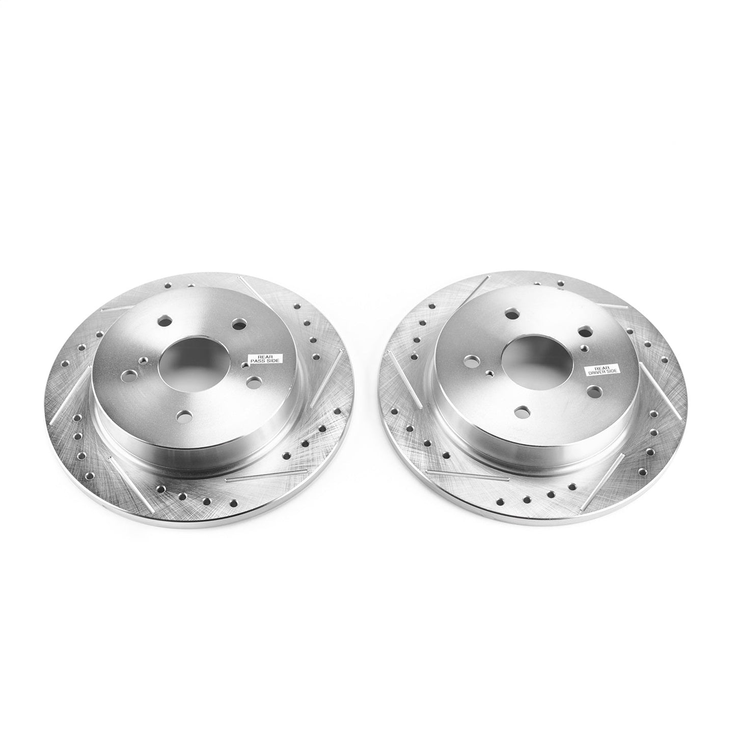 PowerStop Drilled & Slotted Rear Rotors | Suzuki Kizashi (10-13) (JBR1544XPR)