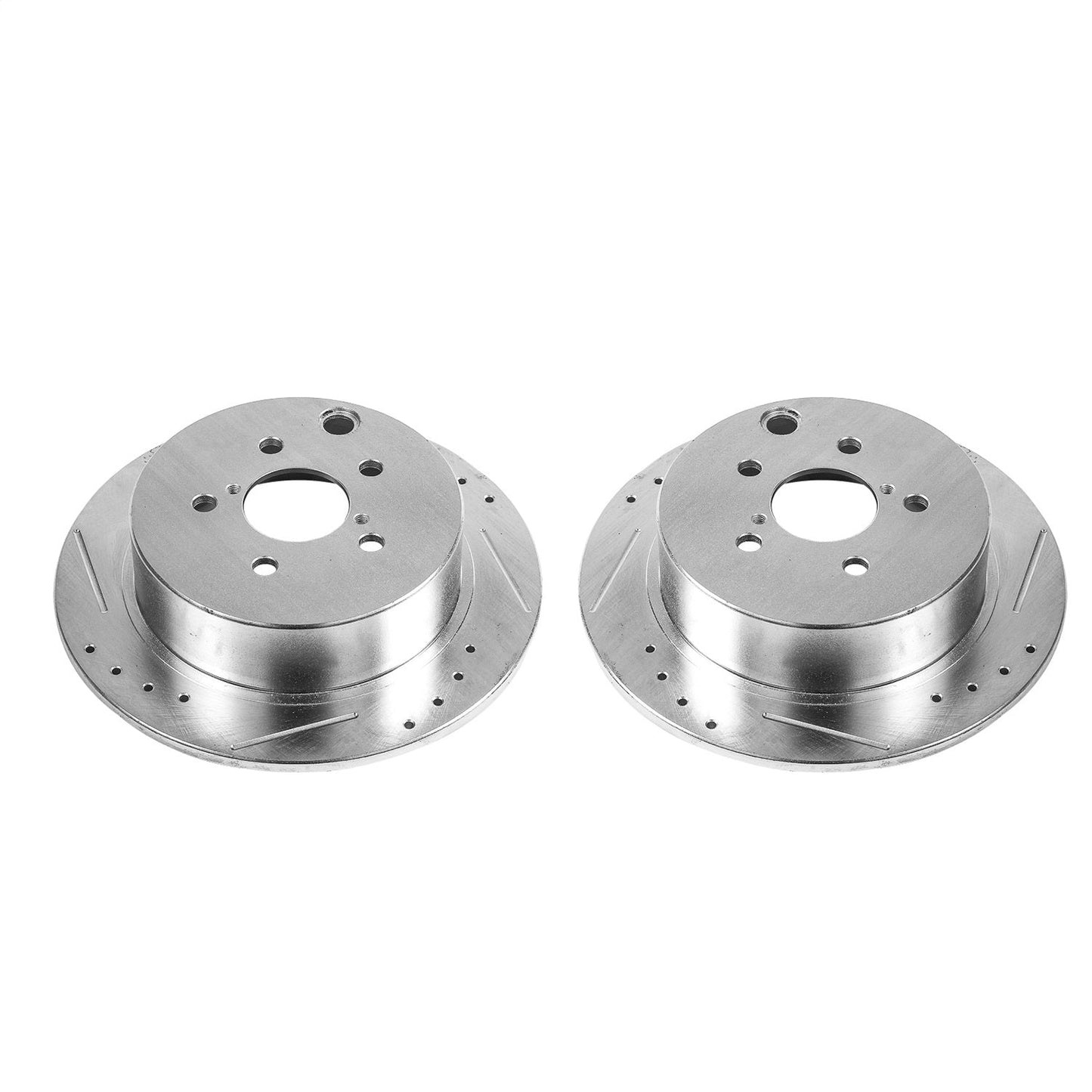 PowerStop Drilled & Slotted Rear Rotors | Subaru Crosstrek (16-19) (JBR1548XPR)