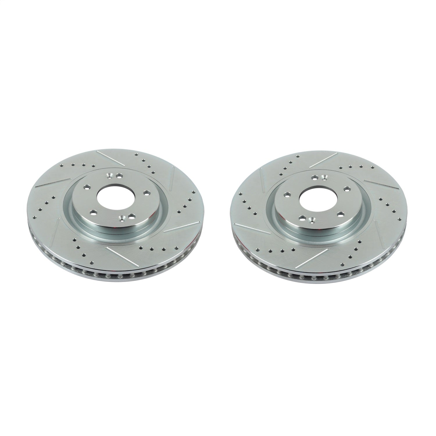 PowerStop Drilled & Slotted Front Rotors Pair | Hyundai Azera (12-17) (JBR1554XPR)