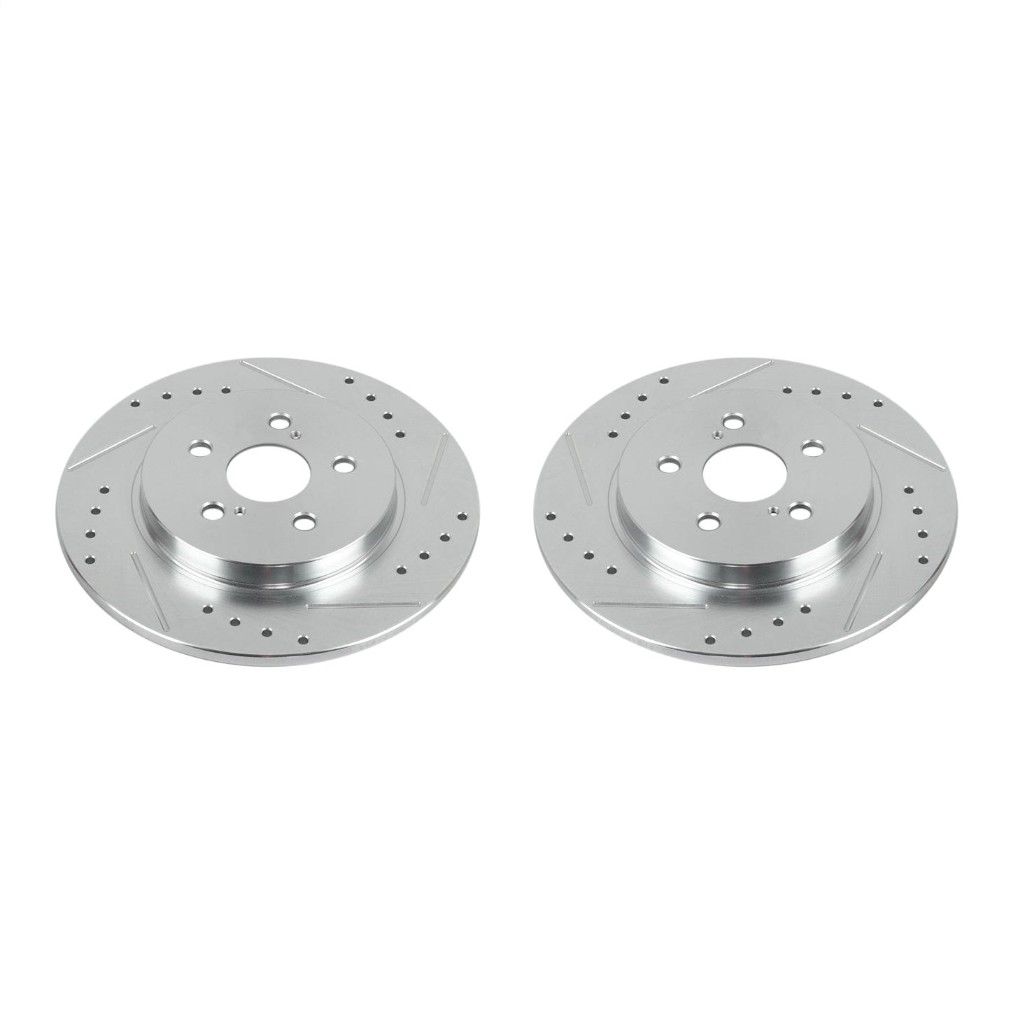 PowerStop Rear Evolution Drilled & Slotted Rotors | Lexus CT200h (11-17) (JBR1560XPR)