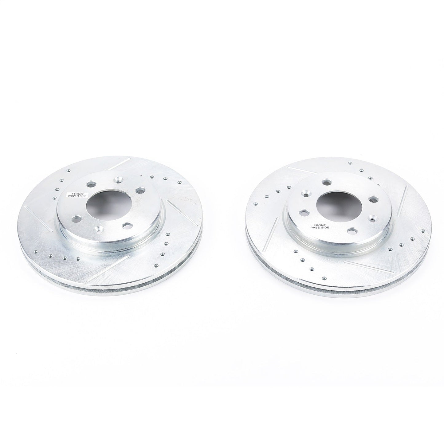 PowerStop Drilled & Slotted Front Rotors | Hyundai Accent (12-17) (JBR1566XPR)