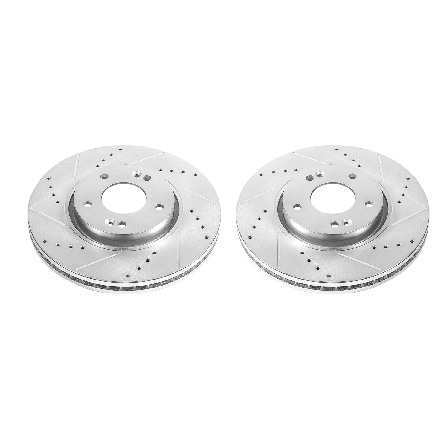PowerStop Drilled & Slotted Front Rotors | Kia Sportage (12-16) (JBR1567XPR)