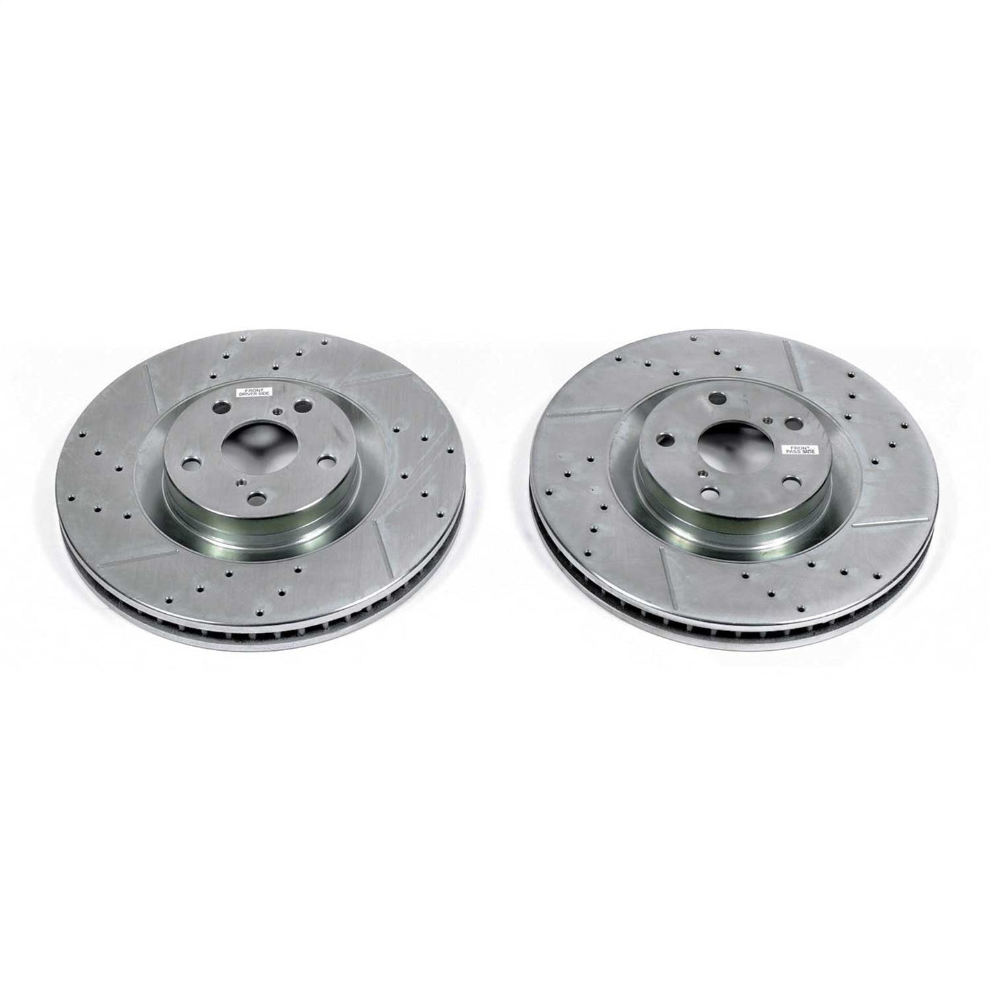 PowerStop Drilled & Slotted Front Rotors | Lexus GS200t (16-17) (JBR1568XPR)