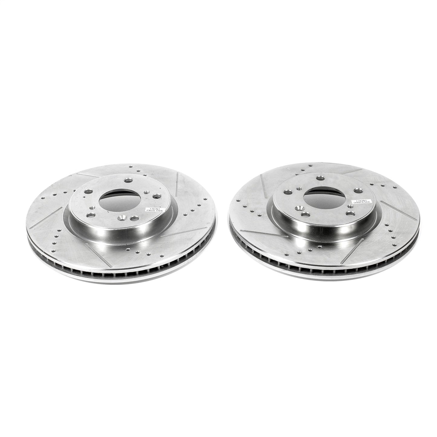 PowerStop Drilled & Slotted Front Rotors | Honda Accord (13-19) (JBR1571XPR)