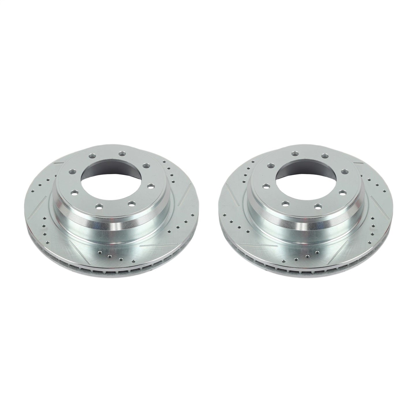 PowerStop Drilled & Slotted Rear Rotors | Nissan NV1500 (12-19) (JBR1572XPR)