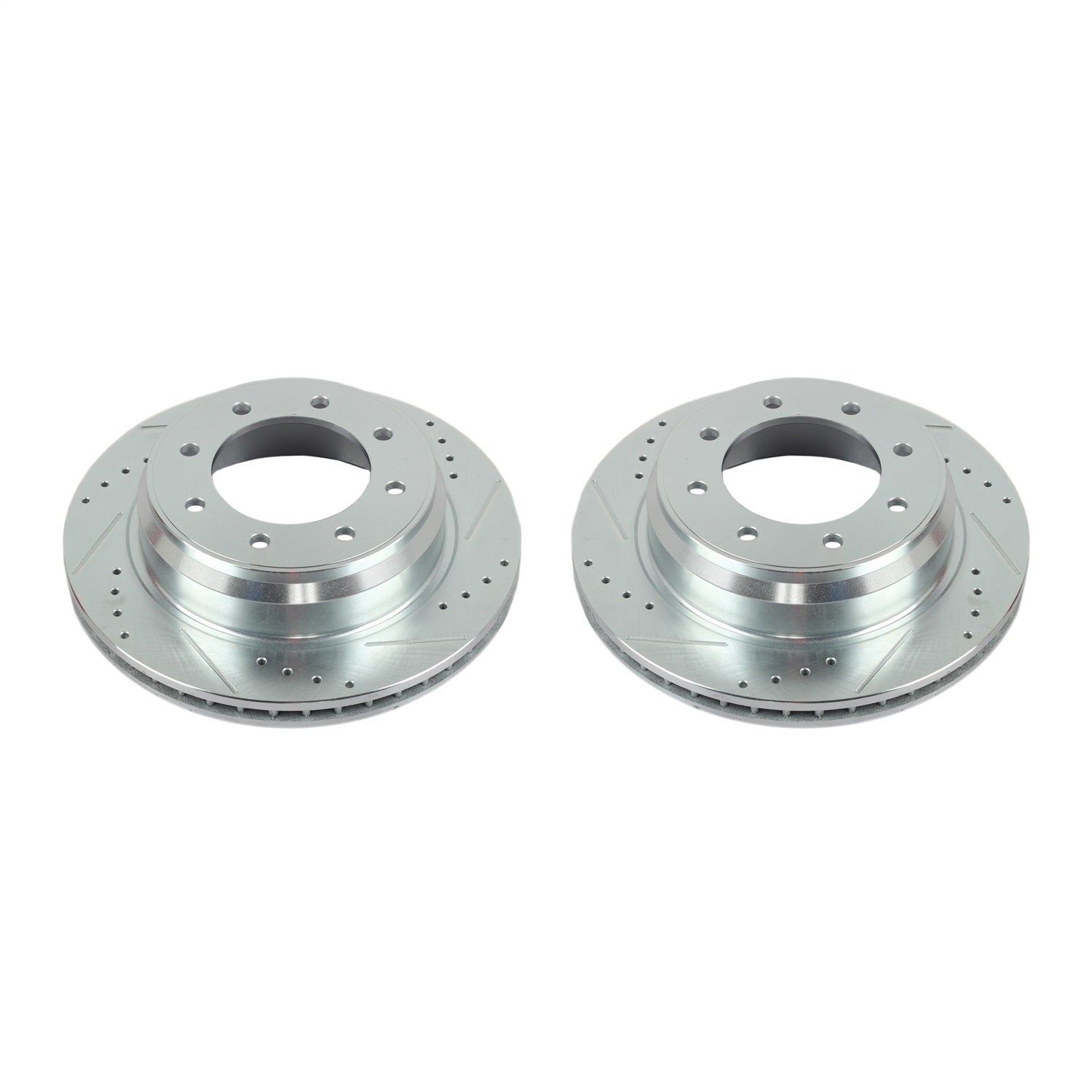 PowerStop Drilled & Slotted Rear Rotors | Nissan NV1500 (12-19) (JBR1572XPR)