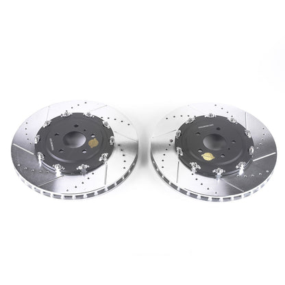 PowerStop Drilled & Slotted Front Rotors | Nissan GT-R (09-11) (JBR1581XPR)