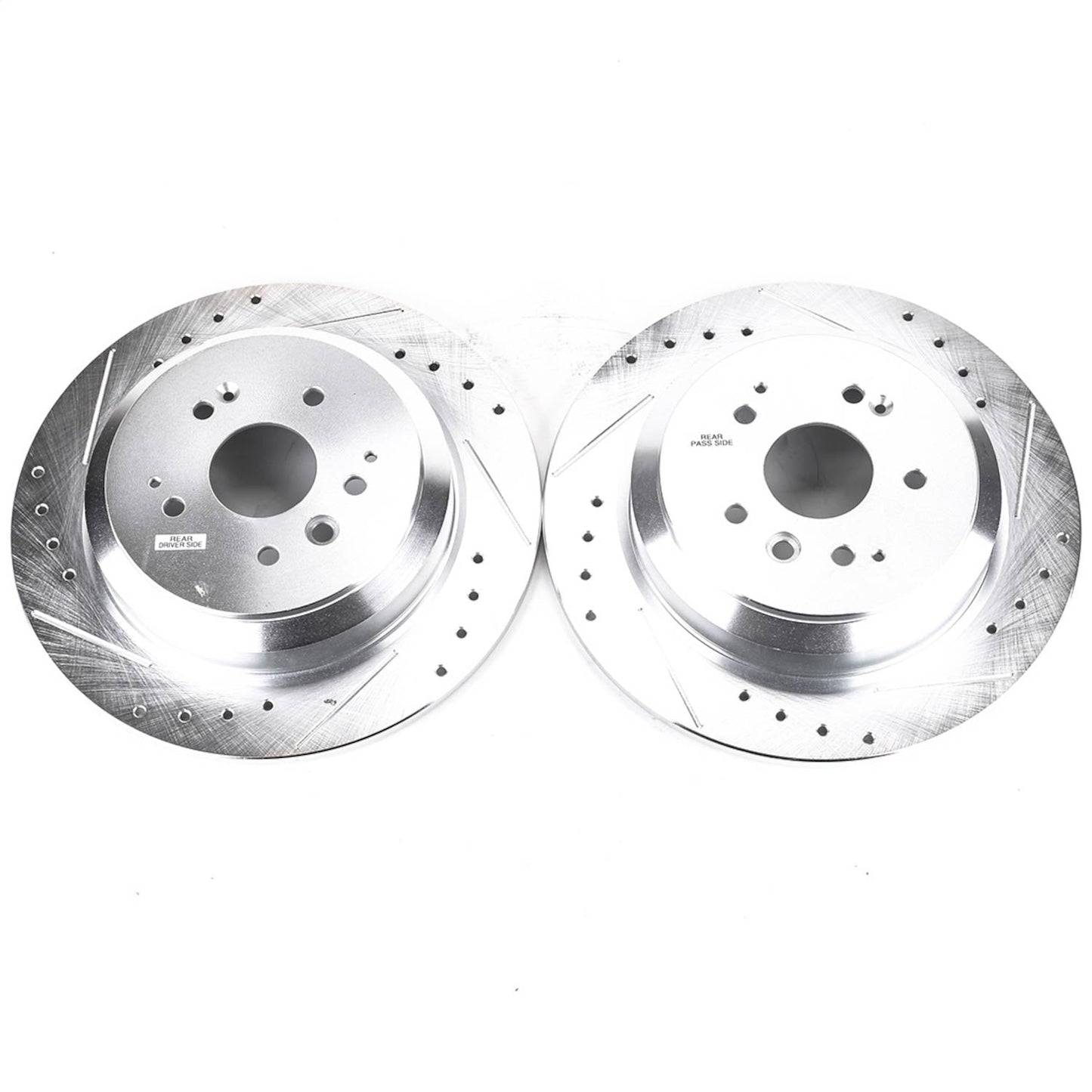 PowerStop Rear Evolution Drilled & Slotted Rotors | Acura MDX (14-16) (JBR1587XPR)
