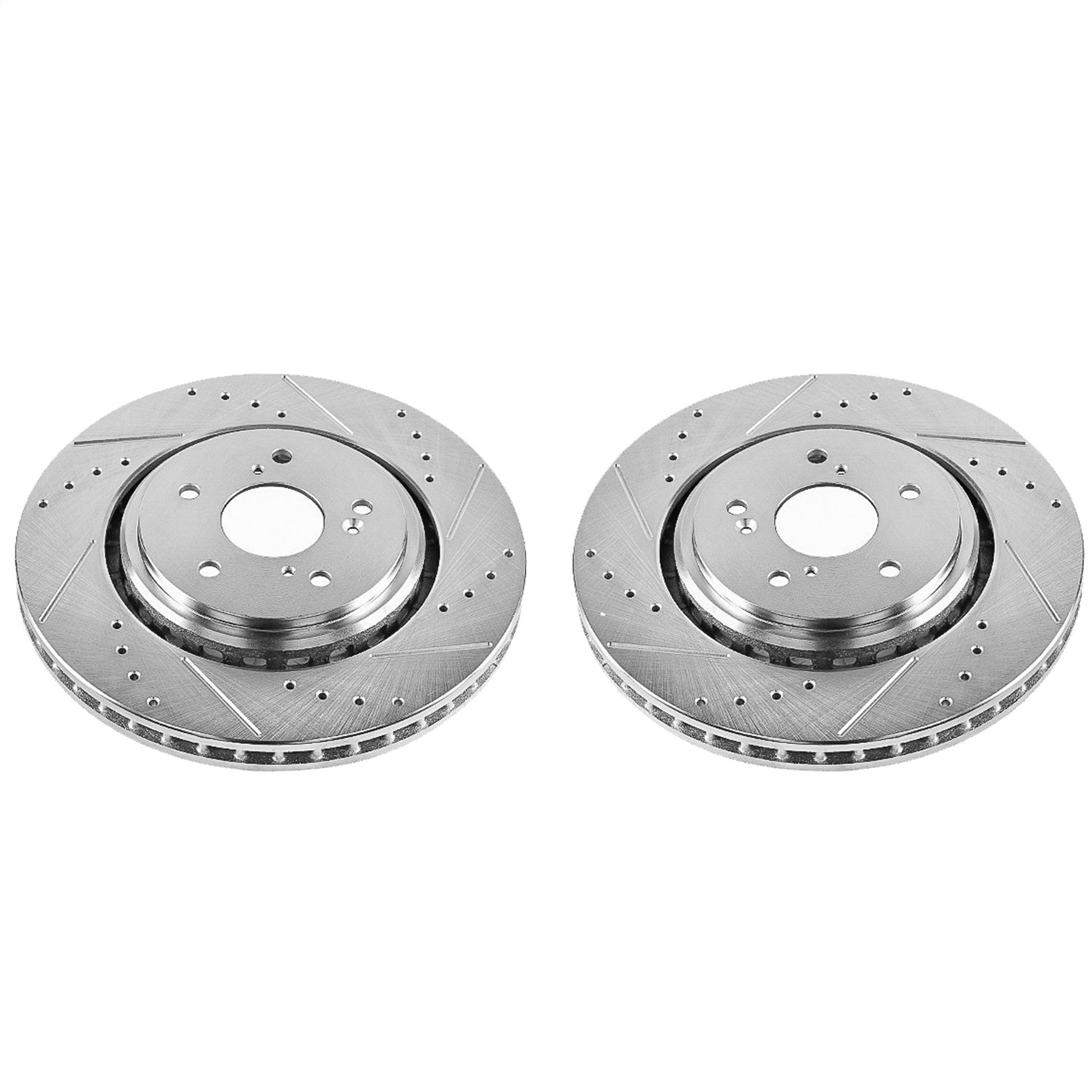 PowerStop Front Evolution Drilled & Slotted Rotors - Pair | Acura MDX (14-16) (JBR1589XPR)