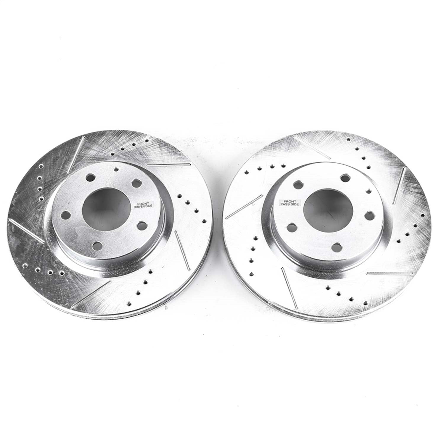 PowerStop Drilled & Slotted Front Rotors | Mazda 3 (14-18) (JBR1598XPR)