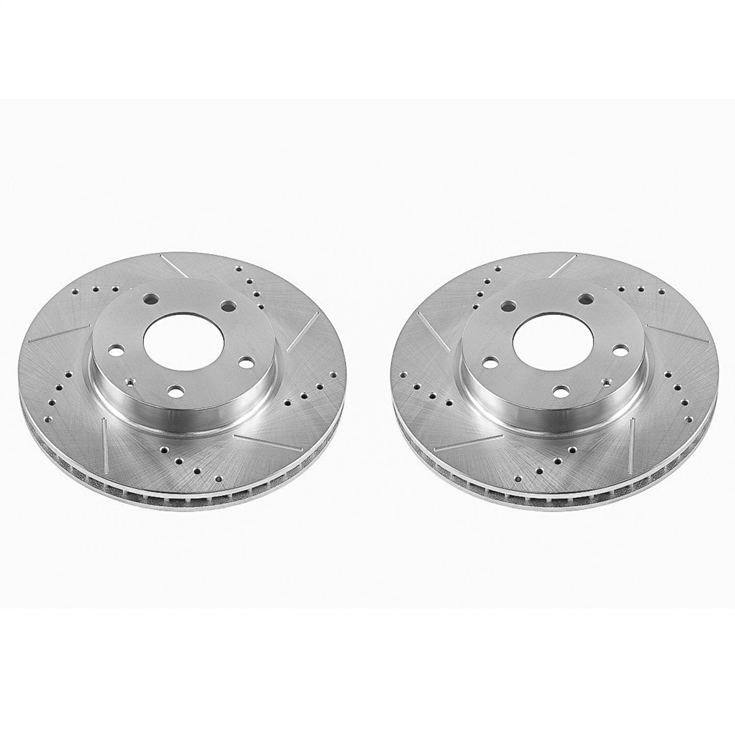PowerStop Front Evolution Drilled & Slotted Rotors - Pair | Mazda 3 (14-16) (JBR1599XPR)