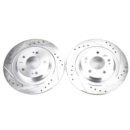 PowerStop Drilled & Slotted Rear Rotors | Mitsubishi Eclipse Cross (18) (JBR1700XPR)
