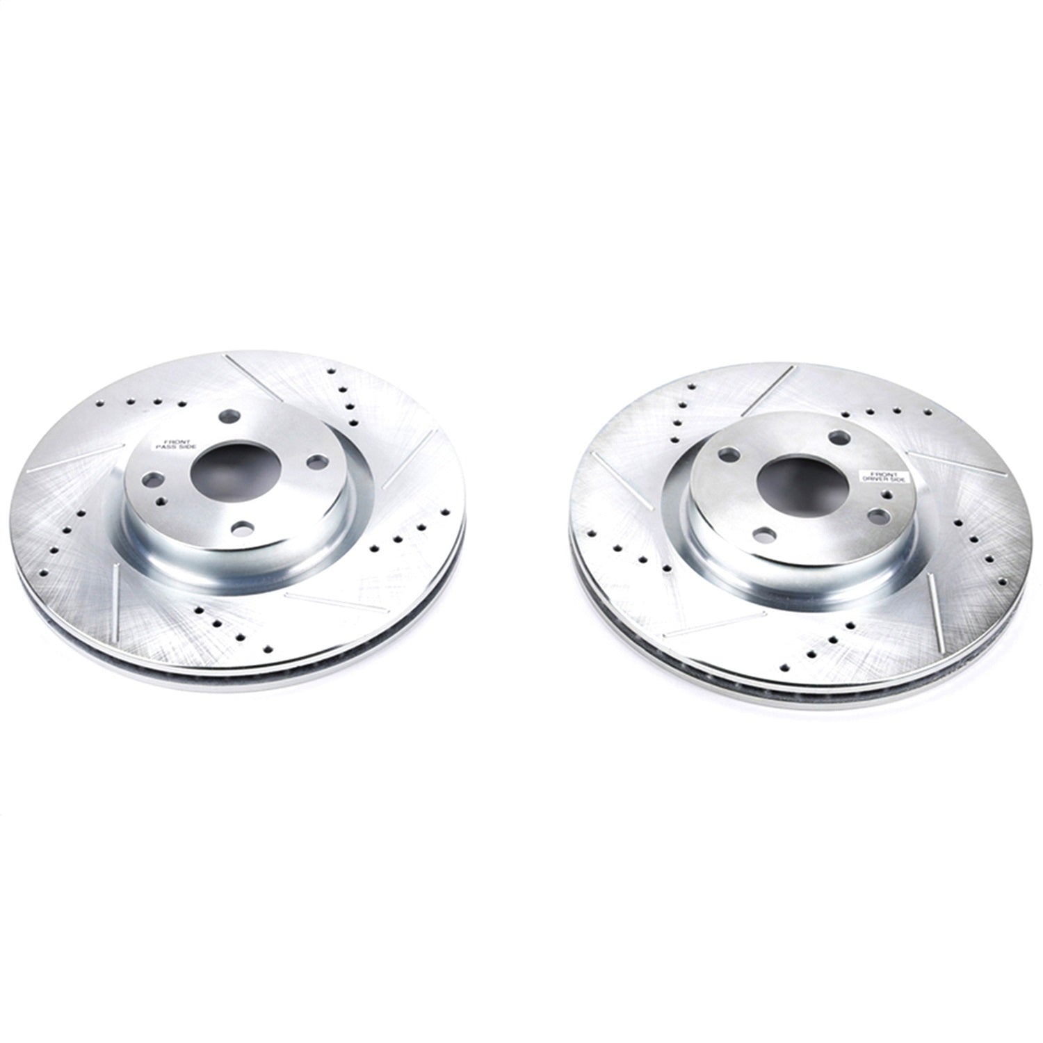 PowerStop Drilled & Slotted Front Rotors | Fiat 124 Spider (17-19) (JBR1724XPR)