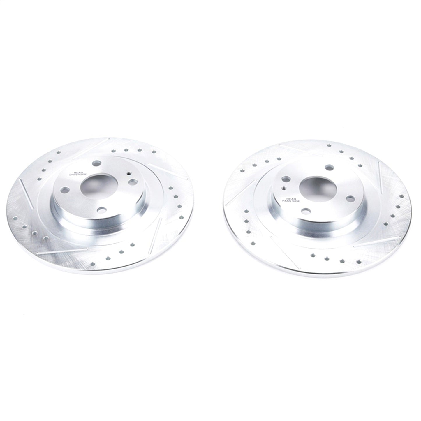 PowerStop Rear Evolution Drilled & Slotted Rotors - Pair | Fiat 124 Spider (17-19) (JBR1726XPR)