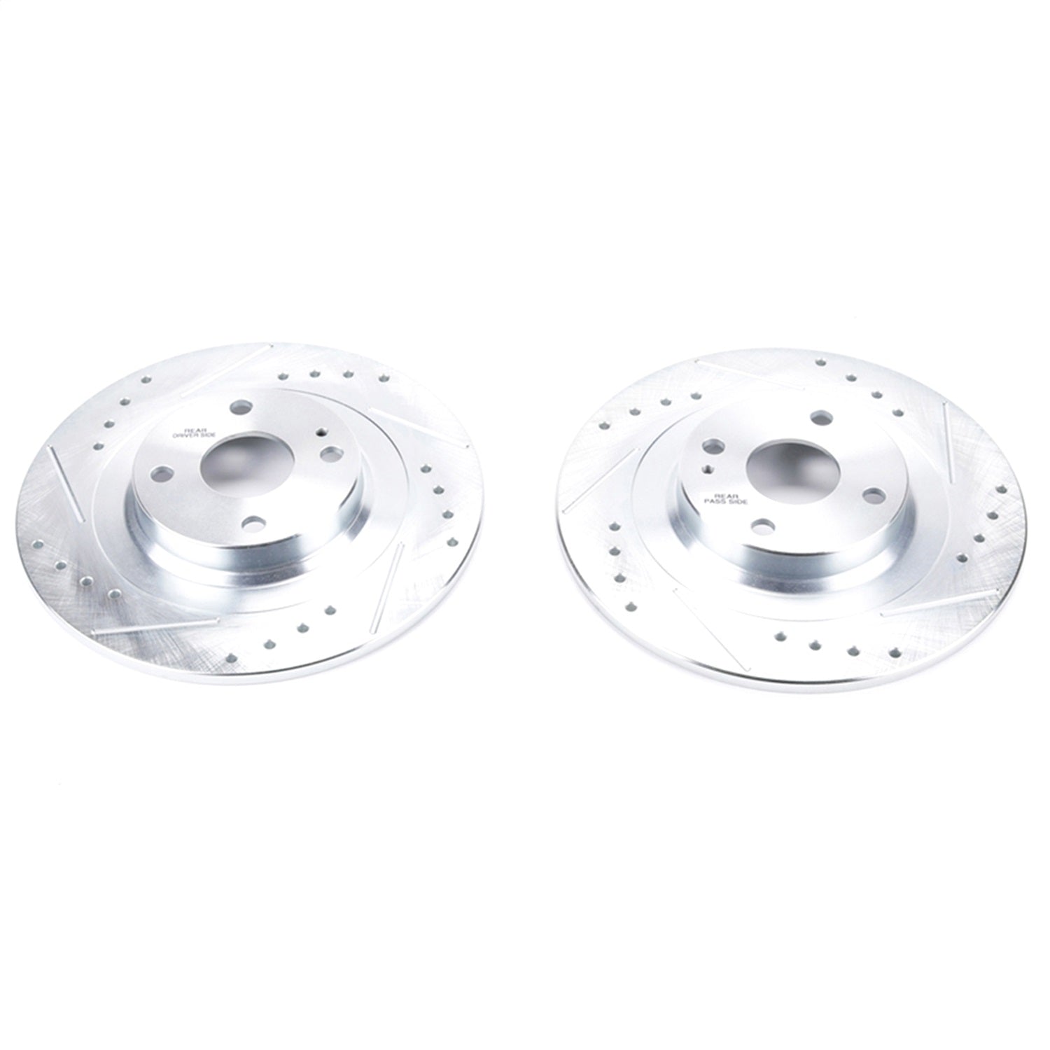 PowerStop Rear Evolution Drilled & Slotted Rotors - Pair | Fiat 124 Spider (17-19) (JBR1726XPR)