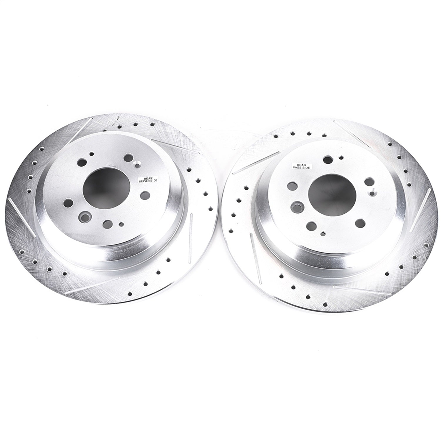 PowerStop Rear Evolution Drilled & Slotted Rotors | Honda Pilot (16-19) (JBR1729XPR)
