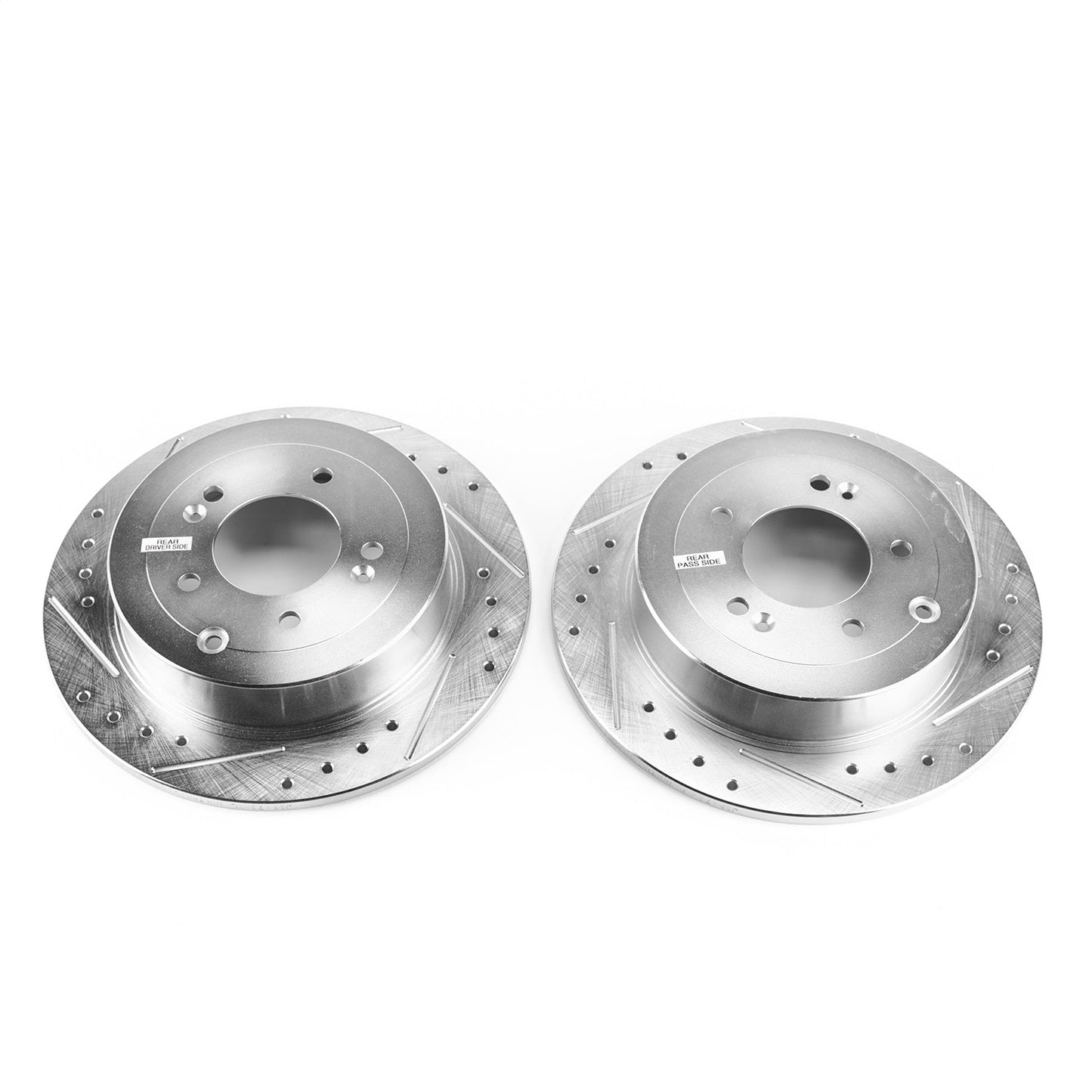 PowerStop Rear Evolution Drilled & Slotted Rotors | Hyundai Tucson (16-18) (JBR1731XPR)