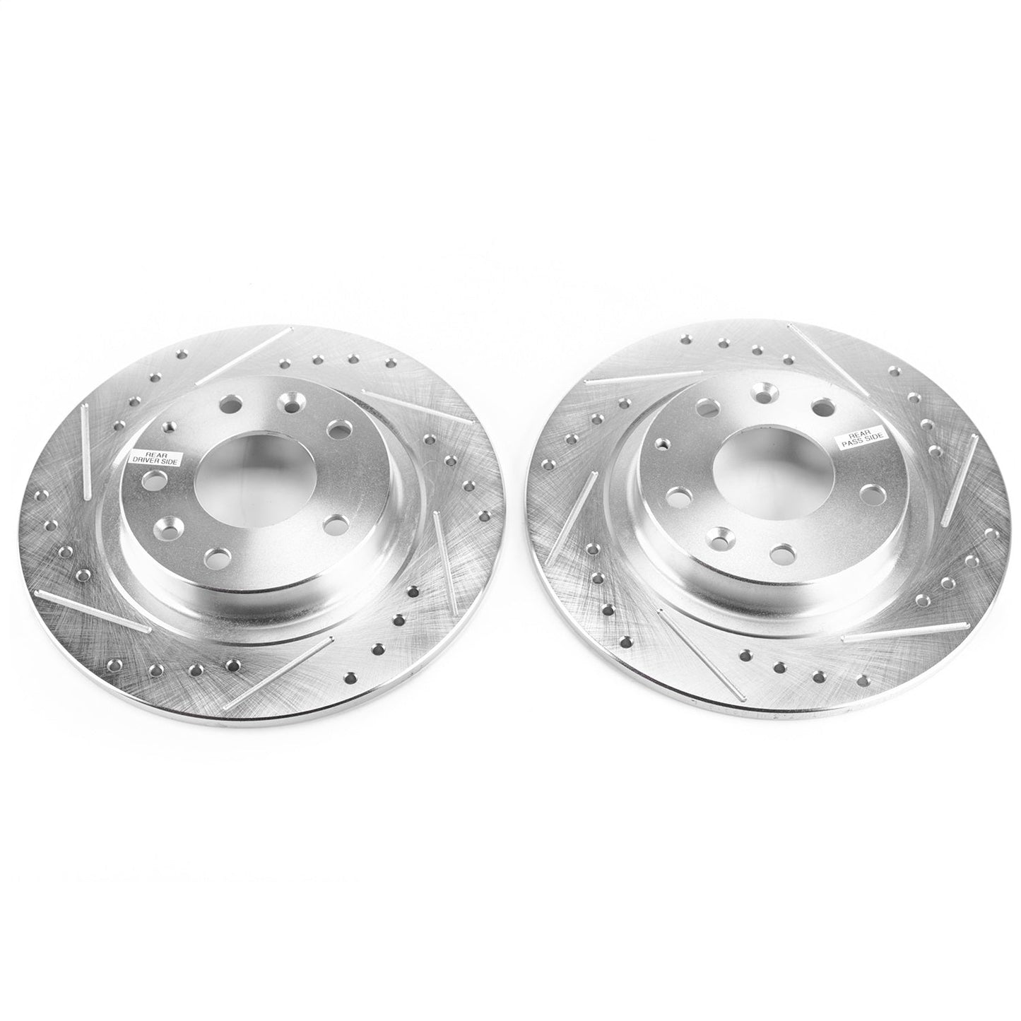 PowerStop Rear Evolution Drilled & Slotted Rotors - Pair | Mazda CX-3 (16-18) (JBR1740XPR)