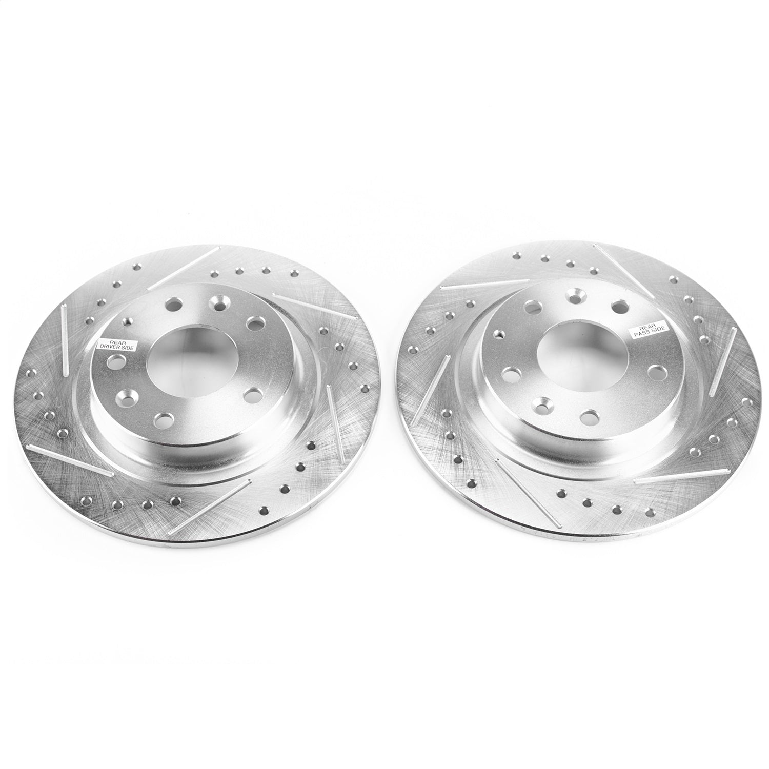 PowerStop Rear Evolution Drilled & Slotted Rotors - Pair | Mazda CX-3 (16-18) (JBR1740XPR)