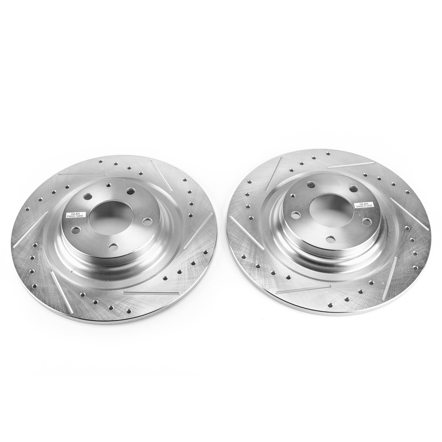 PowerStop Rear Evolution Drilled & Slotted Rotors - Pair | Mazda CX-9 (16-18) (JBR1742XPR)