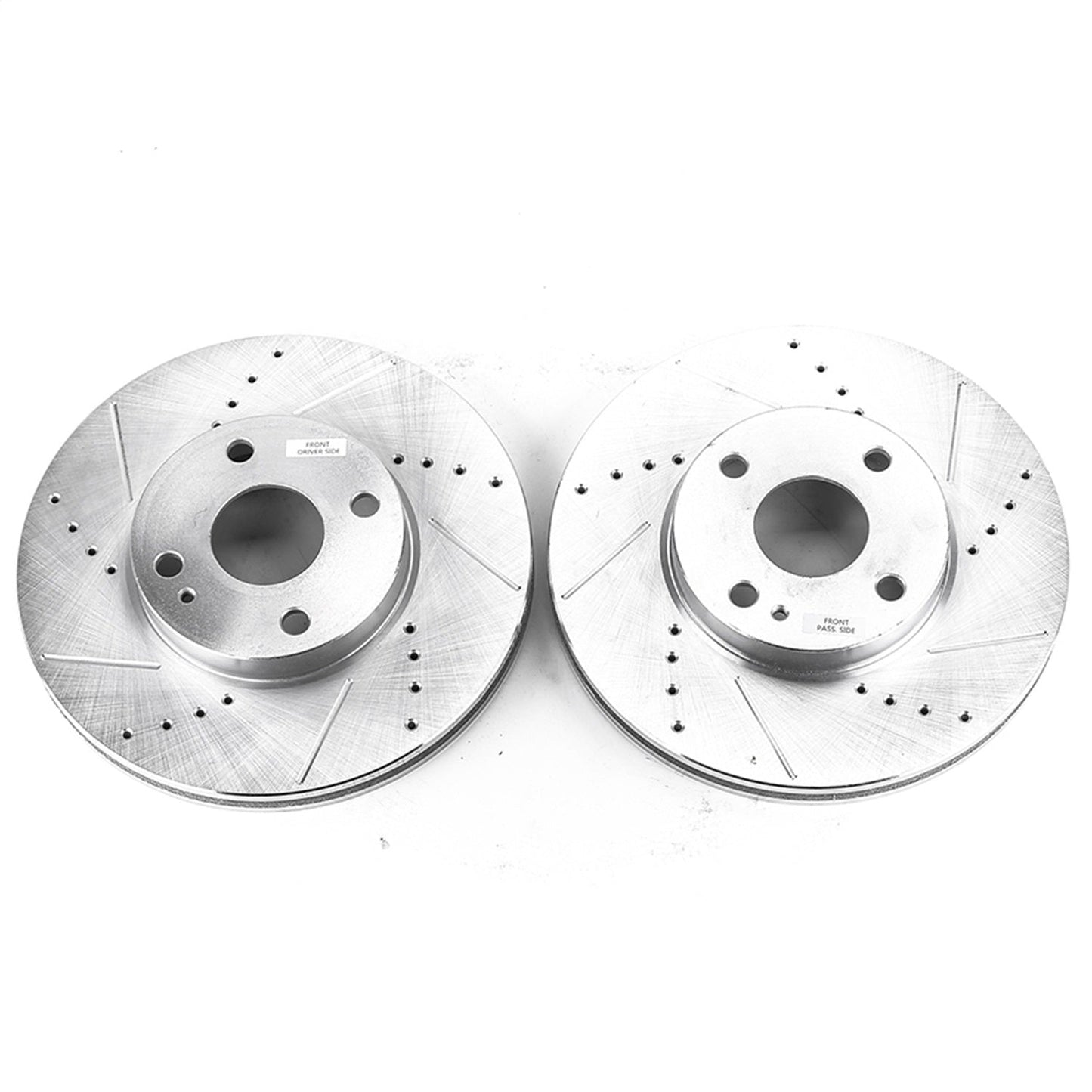 PowerStop Drilled & Slotted Front Rotors Pair | Scion iA (16) (JBR1743XPR)