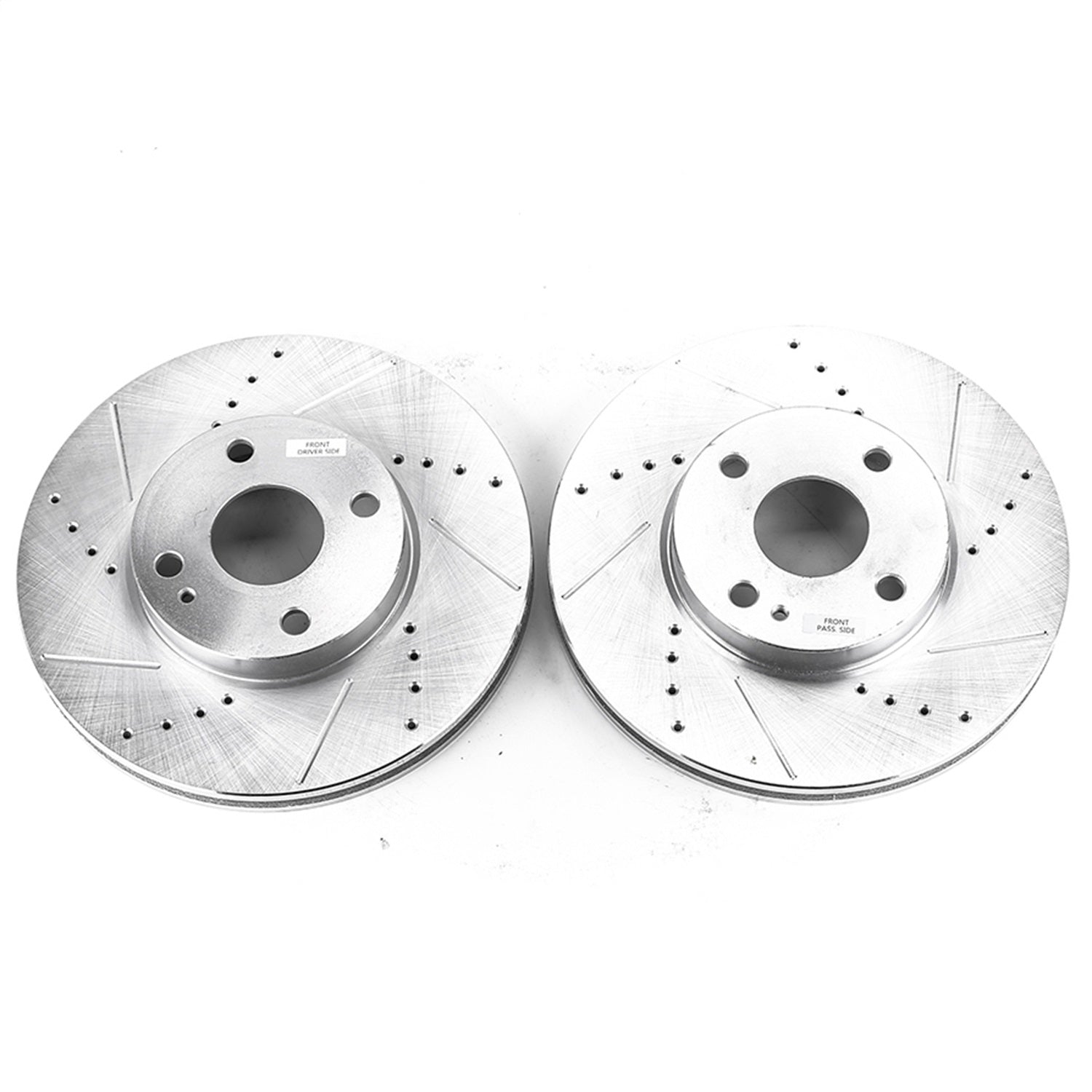 PowerStop Drilled & Slotted Front Rotors Pair | Scion iA (16) (JBR1743XPR)