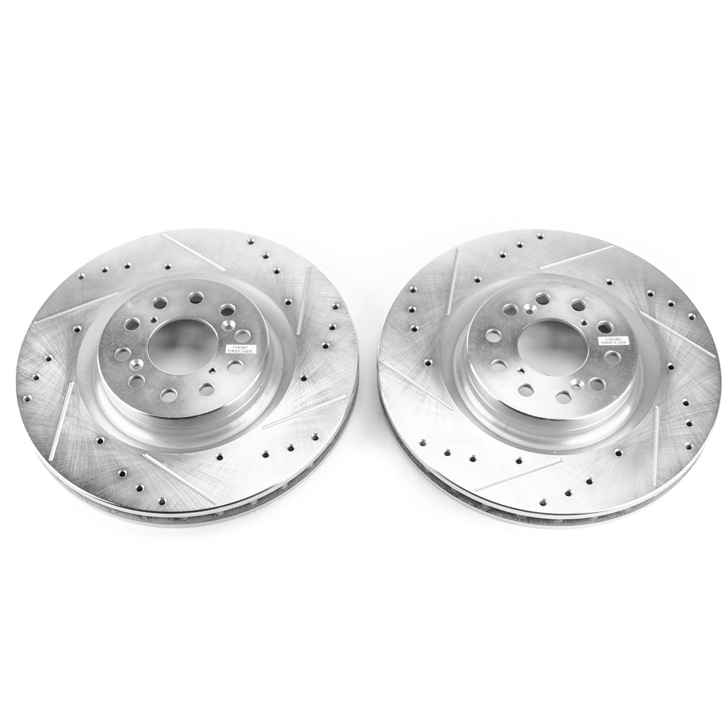PowerStop Drilled & Slotted Front Rotors | Honda Civic (17-18) (JBR1748XPR)