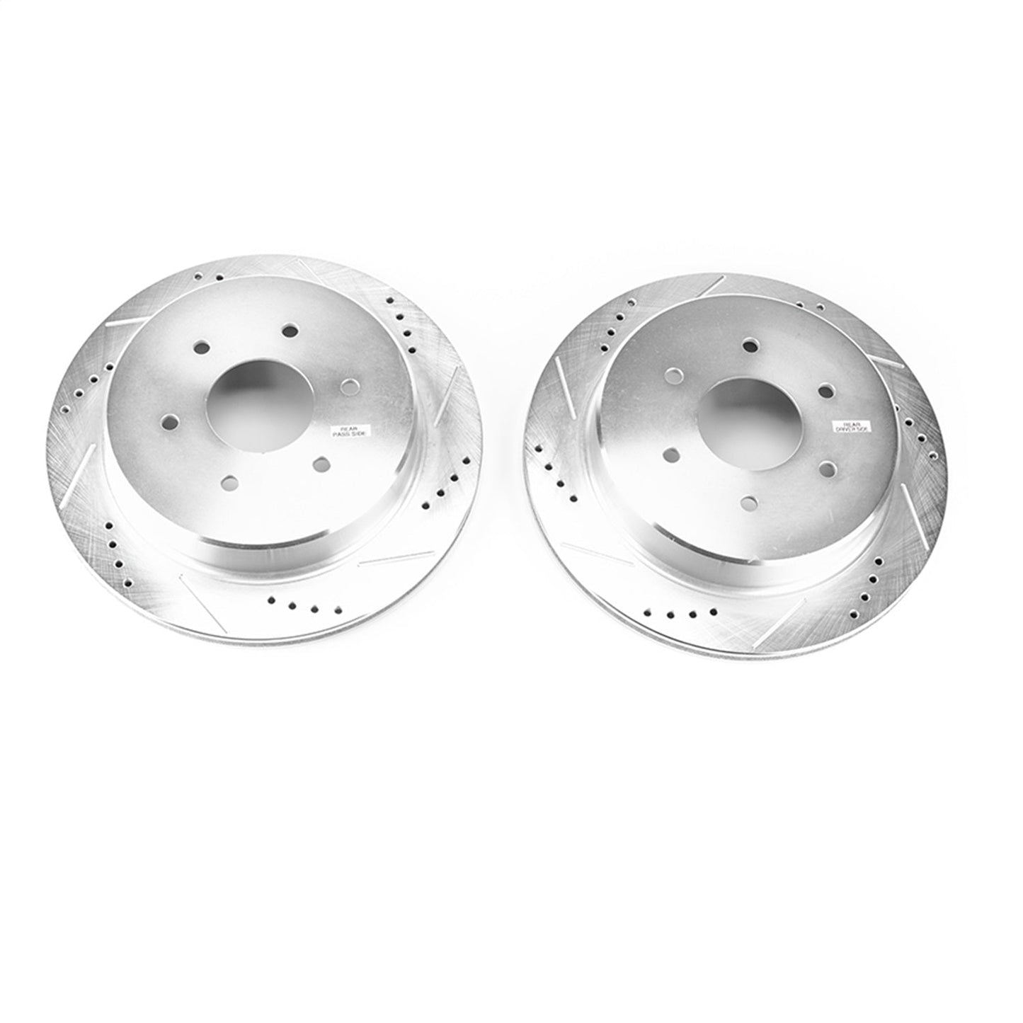 PowerStop Rear Evolution Drilled & Slotted Rotors | Nissan Titan (17-18) (JBR1753XPR)