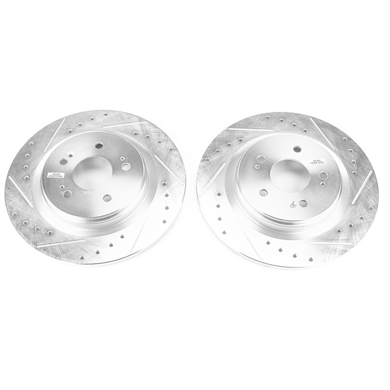 PowerStop Rear Evolution Drilled & Slotted Rotors | Honda Odyssey (18-19) (JBR1756XPR)