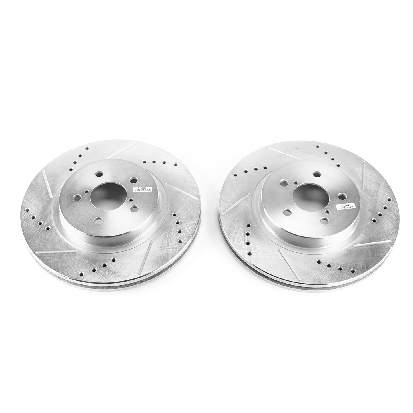 PowerStop Drilled & Slotted Front Rotors - Pair | Subaru Crosstrek (19) (JBR1759XPR)
