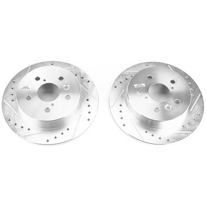 PowerStop Rear Evolution Drilled & Slotted Rotors | Toyota Camry (18-19) (JBR1764XPR)