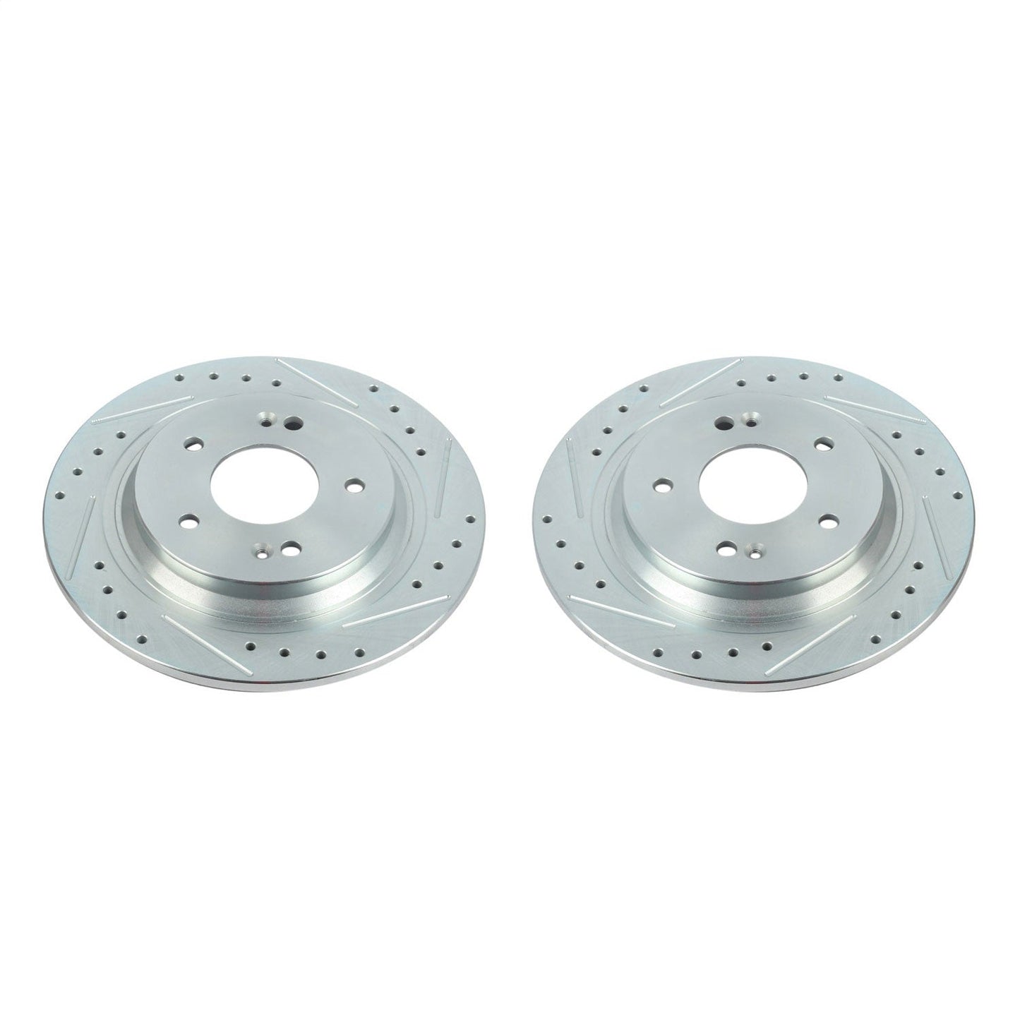 PowerStop Rear Evolution Drilled & Slotted Rotors - Pair | Hyundai Kona (18-20) (JBR1773XPR)