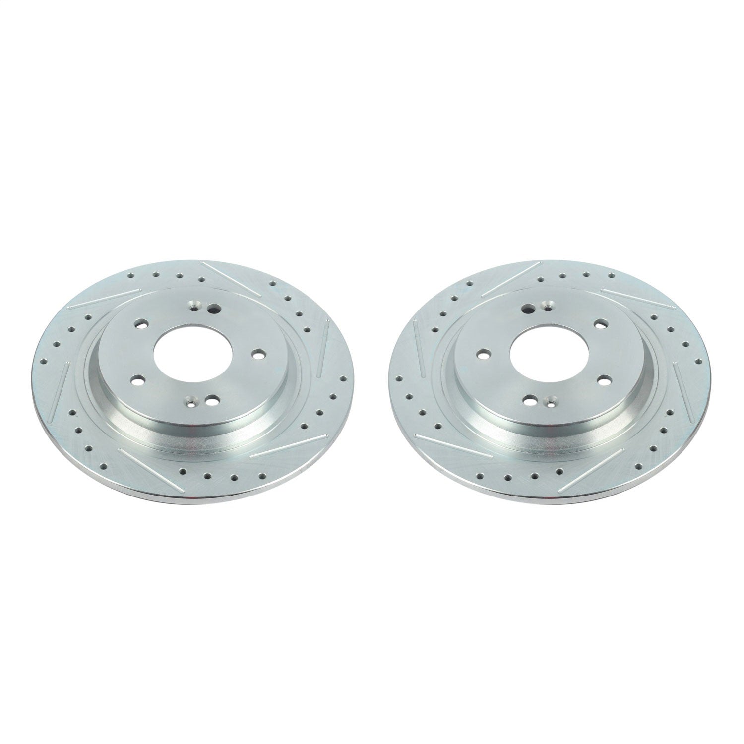 PowerStop Rear Evolution Drilled & Slotted Rotors - Pair | Hyundai Kona (18-20) (JBR1773XPR)