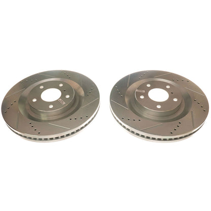 PowerStop Drilled & Slotted Front Rotors | Infiniti QX50 (19-20) (JBR1774XPR)