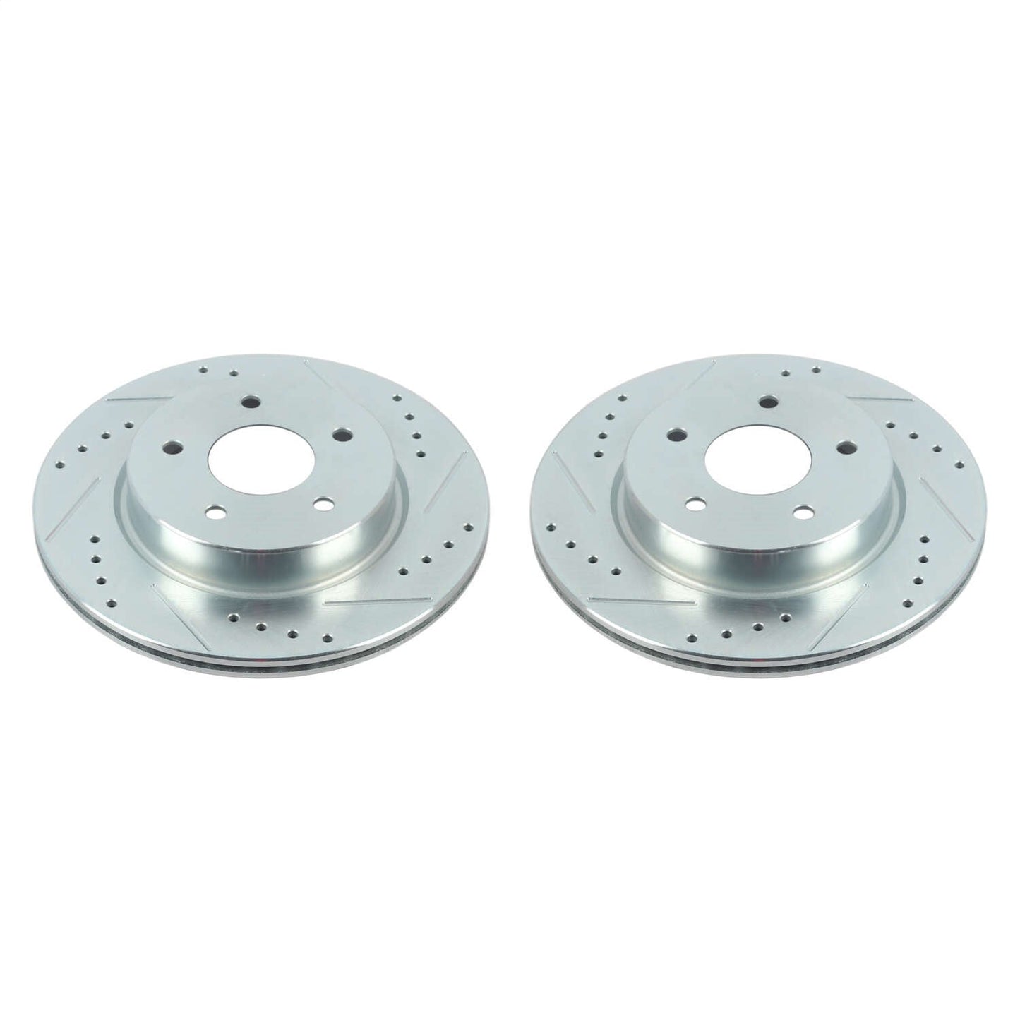 PowerStop Rear Evolution Drilled & Slotted Rotors - Pair | Nissan Leaf (18-19) (JBR1783XPR)